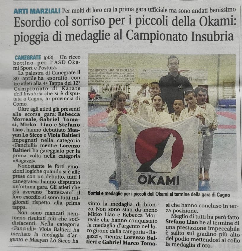 Articolo Settegiorni 12 maggio 2023