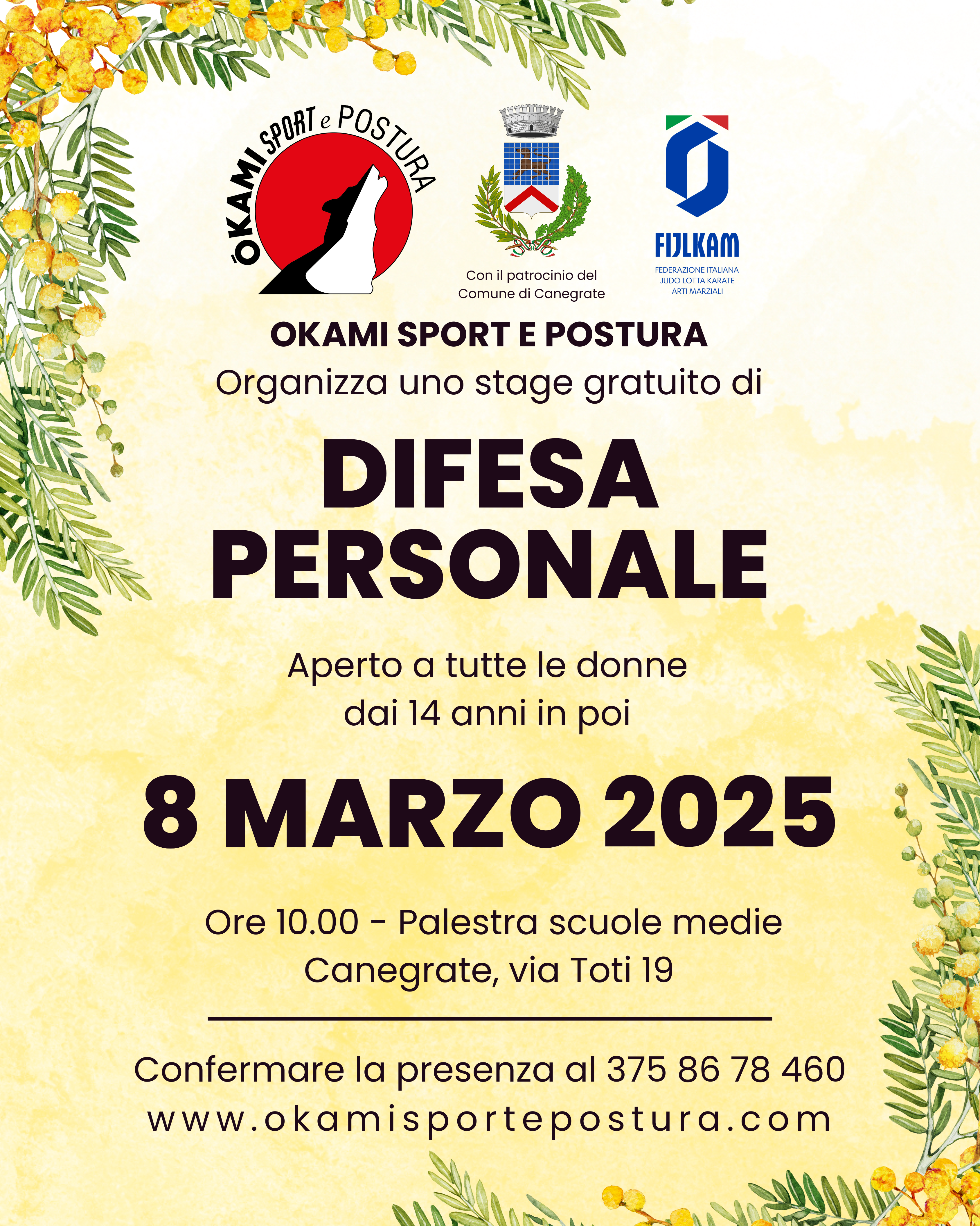 Prossimi eventi: 8-9 marzo